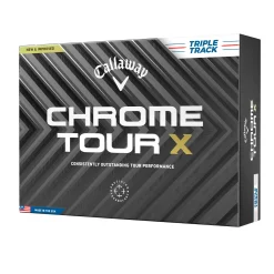 Callaway Tourbollar-Chrome Tour X Triple Track 2024 Vit White