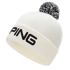 Ping Mössor-Classic Bobble Knit Vit Svart Vit/Svart