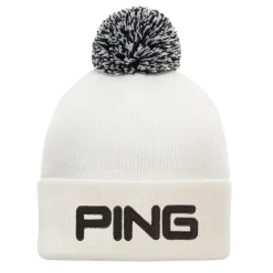 Ping Mössor-Classic Bobble Knit Vit Svart Vit/Svart