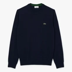 Lacoste Tröjor Herr-Classic Crew Neck Blå Navy (166)