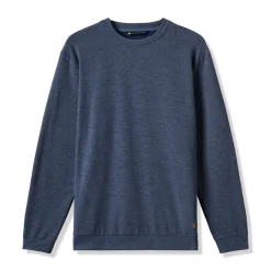 Travis Mathew Tröjor Herr-Cloud Sweater Heather-Navy