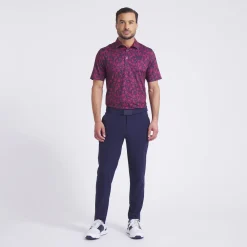 Puma Pikétröjor Herr-Cloudspun Carmela Floral - Lc Deep-Navy-Ruby-Shimmer