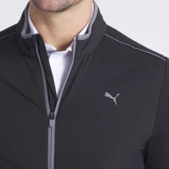 Puma Västar Herr-Cloudspun Fleece Hybrid Jacket Svart Black