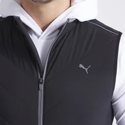 Puma Jackor Herr-Cloudspun Fleece Hybrid Vest Svart Black