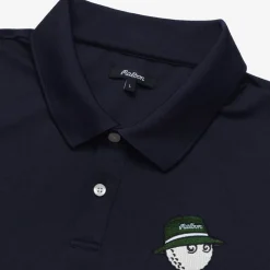 Malbon Golf Pikétröjor Herr-Cooper Core Polo Blå Navy