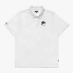 Malbon Golf Pikétröjor Herr-Cooper Core Polo Vit White