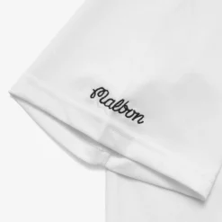 Malbon Golf Pikétröjor Herr-Cooper Core Polo Vit White