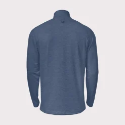 Cutter & Buck Tröjor Herr-Coos Bay Half-Zip Slate Blue Mel (534)