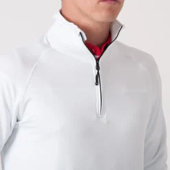 Cutter & Buck Tröjor Herr-Coos Bay Half-Zip Vit White (000)