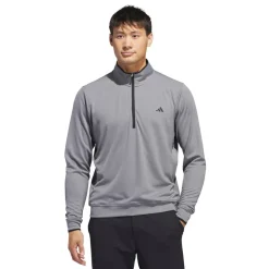 Adidas Tröjor Herr-Core Lightweight Half-Zip Grå Grethr