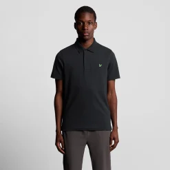 Lyle & Scott Pikétröjor Herr-Core Polo Shirt Jet-Black