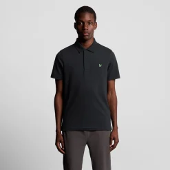 Lyle & Scott Pikétröjor Herr-Core Polo Shirt Jet-Black