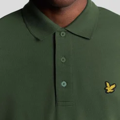 Lyle & Scott Pikétröjor Herr-Core Polo Shirt Cactus-Green