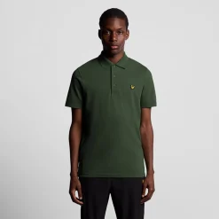 Lyle & Scott Pikétröjor Herr-Core Polo Shirt Cactus-Green