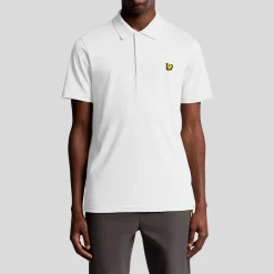 Lyle & Scott Pikétröjor Herr-Core Polo Shirt Vit White