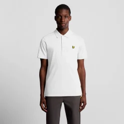 Lyle & Scott Pikétröjor Herr-Core Polo Shirt Vit White