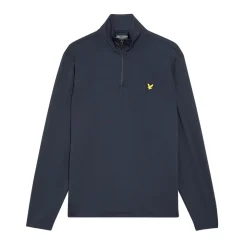 Lyle & Scott Tröjor Herr-Course Midlayer Blå Dark Navy (Z271)