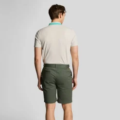 Lyle & Scott Shorts Herr-Course Stretch Chino Grön Grön (Cactus Gr X65)