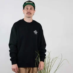 The Gimme Tour Tröjor Herr-Crew Open -95 Svart Black