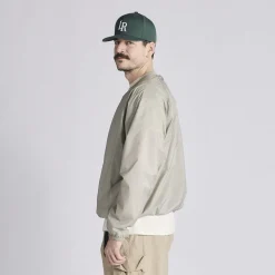 Local Rule Jackor Herr-Crewneck Windbreaker Seagrass