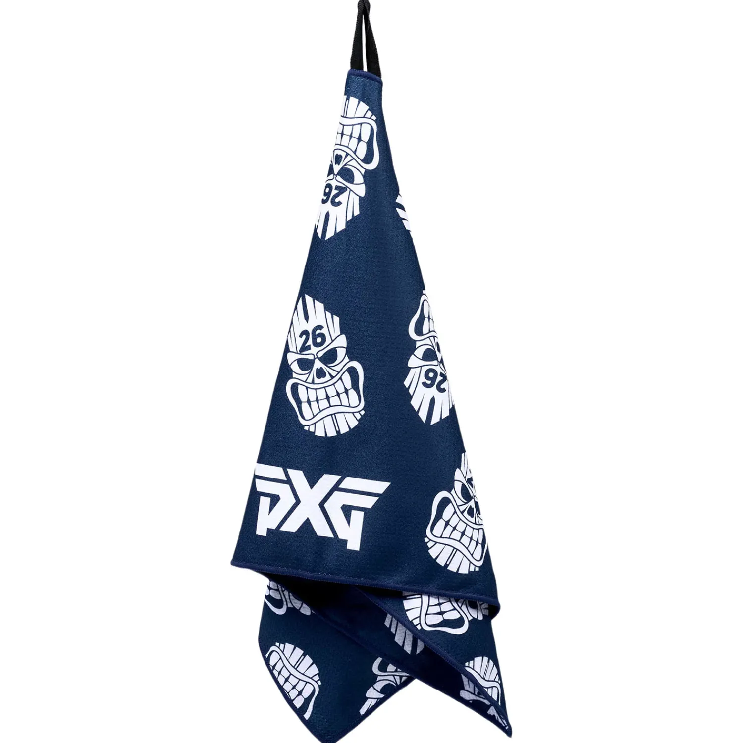 PXG Handdukar-Darkness Players Towel Tiki Skull