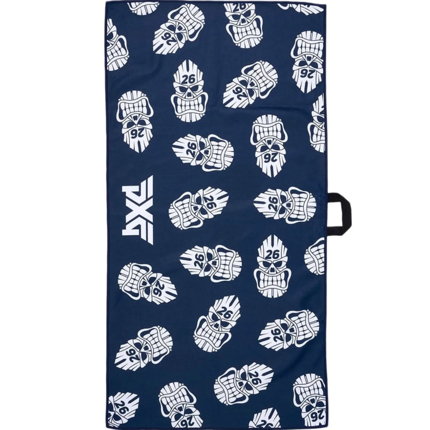PXG Handdukar-Darkness Players Towel Tiki Skull