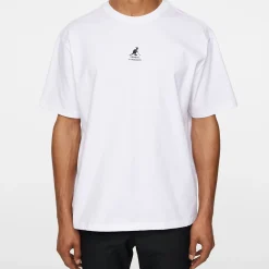 J.Lindeberg Pikétröjor Herr-Davie T-Shirt JL x Kangol Vit White