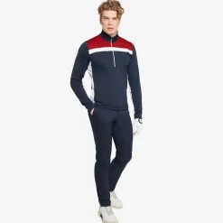 Galvin Green Tröjor Herr-Dean Röd Navy-Red
