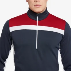Galvin Green Tröjor Herr-Dean Röd Navy-Red