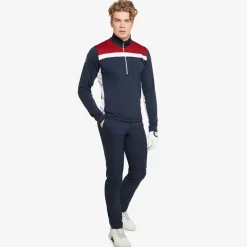 Galvin Green Tröjor Herr-Dean Röd Navy-Red
