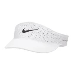 Nike Kepsar-Dri-Fit Adv Ace Tennis Visor White-Anthracite-Black