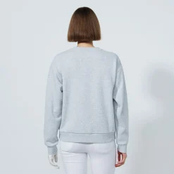 Daily Sports Tröjor Dam-Embroidery Sweatshirt Pebble