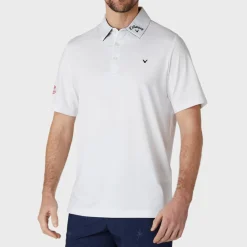 Callaway Pikétröjor Herr-Emea Ss Odyssey Polo Vit Bright White
