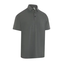 Callaway Pikétröjor Herr-Emea Ss Ventilated Jacquard Polo Svart Caviar