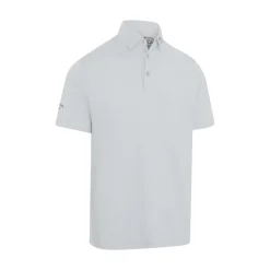 Callaway Pikétröjor Herr-Emea Ss Ventilated Jacquard Polo Gray Dawn