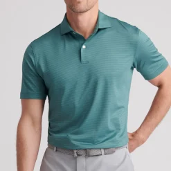 Peter Millar Pikétröjor Herr-Empire Performance Jersey Polo Sherwood Green