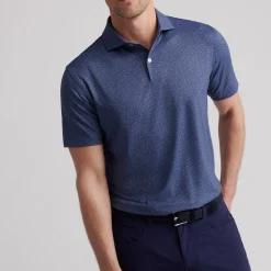 Peter Millar Pikétröjor Herr-Empire Performance Jersey Polo Blå Navy