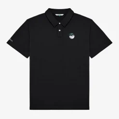 Malbon Golf Pikétröjor Herr-Fairway Baldwin Polo Svart Black (BLK)
