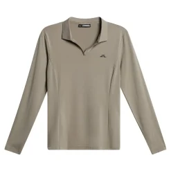 J.Lindeberg Pikétröjor Dam-Falah Long Sleeve Polo Brindle