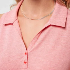 Travis Mathew Pikétröjor Dam-Featherweight Active Heather-Porcelain-Ro