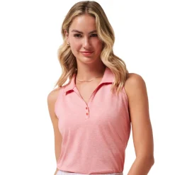 Travis Mathew Pikétröjor Dam-Featherweight Active Heather-Porcelain-Ro