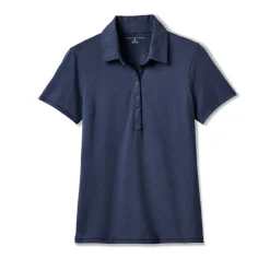 Travis Mathew Pikétröjor Dam-Featherweight Active Heather-Navy-Blazer