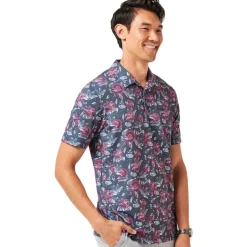 Travis Mathew Pikétröjor Herr-Featherweight Flouri Mood Indigo-Vintage