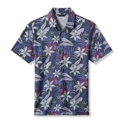 Travis Mathew Pikétröjor Herr-Featherweight Open B Svart Black