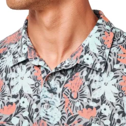 Travis Mathew Pikétröjor Herr-Featherweight Sands Heather-Medium-Grey