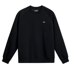 J.Lindeberg Tröjor Herr-Finn Crew Neck Svart Black