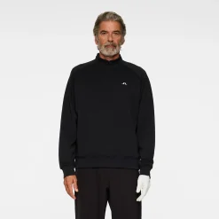 J.Lindeberg Tröjor Herr-Finn Crew Neck Svart Black