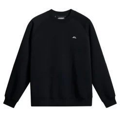 J.Lindeberg Tröjor Herr-Finn Crew Neck Svart Black