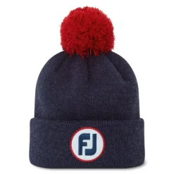 FootJoy Mössor-Fj Solid Pom Pom Blå Heather Navy