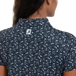 FootJoy Pikétröjor Dam-Floral Print Navy And White